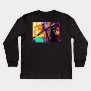Street Warrior Kids Long Sleeve T-Shirt